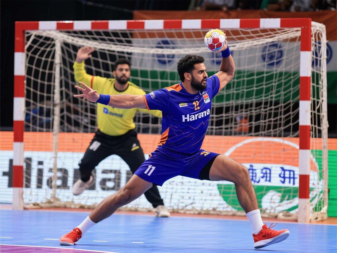 Haryana Handball Team - Champions Haryana Handball Team in Handball Galaxy: India Stars