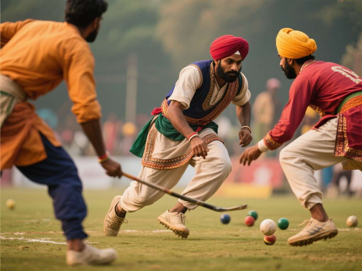 Punjab Handball Team - Physical Powerhouse Punjab Handball Team in Handball Galaxy: India Stars